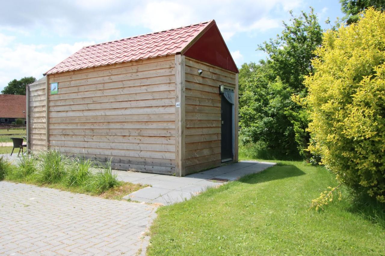 Tiny Cottage Op Camping "De Stal" Drijber Bagian luar foto